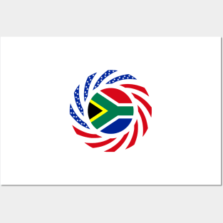 South African American Multinational Patriot Flag Posters and Art